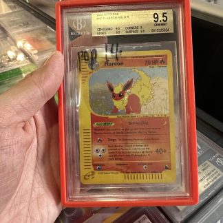 2003 Pokemon Skyridge #H7 Flareon Holo R Beckett 9.5 Gem Mint