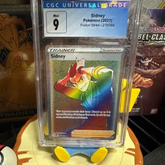 2021 Pokemon Sidney 279 of 264 Fusion Strike Full Art Trainer CGC 9 Mint