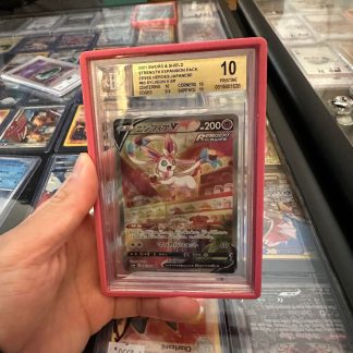 2021 Japanese Pokemon Sword & Shield Strength Eevee Heroes #83 Sylveon V SR Gold Label Beckett 10 Pristine