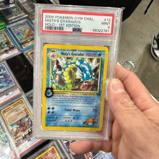 2000 Pokemon 1st Edition Misty’s Gyarados Gym Challenge #13 Holo PSA 9 Mint