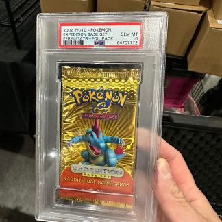 2002 Pokemon WOTC Expedition Base Set Feraligatr Booster Pack Sealed PSA 10 Gem Mint