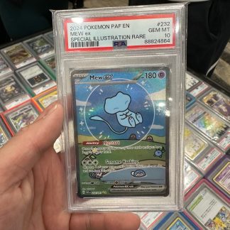 2024 Pokemon Mew Ex Paldean Fates EN #232 Special Illustration Rare PSA 10 Gem Mint