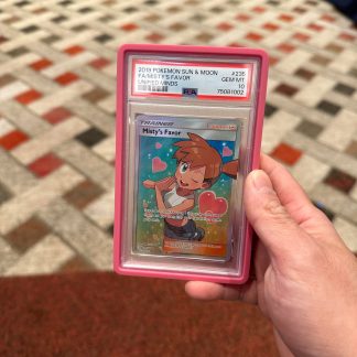 2019 Pokemon Sun & Moon Unified Minds #235 Misty's Favor Full Art PSA 10 Gem Mint