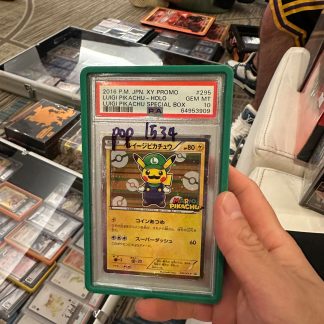 2016 Pokemon Japanese XY Promo Special Box #295 Luigi Pikachu PSA 10 Gem Mint