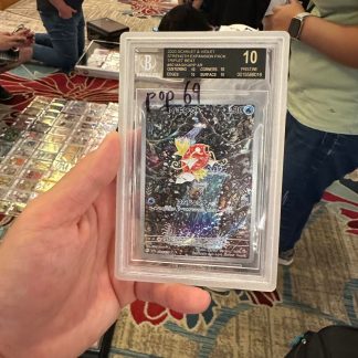 2023 Pokemon Japanese Scarlet & Violet Strength Expansion Pack Triplet Beat #80 Magikarp AR Beckett 10 Pristine Black Label