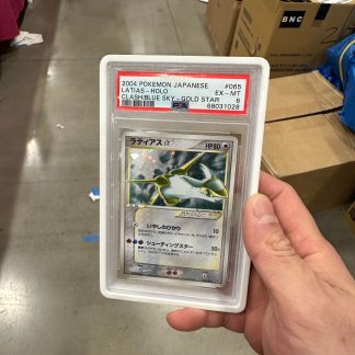2004 Pokemon Japanese Clash Blue Sky #065 Gold Star Latias Holo PSA 6 Excellent Mint