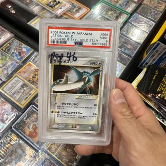 2004 Pokemon Japanese Clash Blue Sky #066 Gold Star Latias Holo PSA 9 Mint