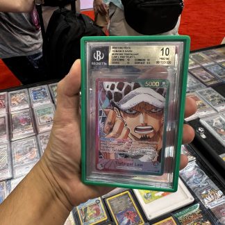 2022 One Piece 1st Edition Romance Dawn #OP01002 Trafalgar Law Leader Pre Errata Beckett 10 Pristine