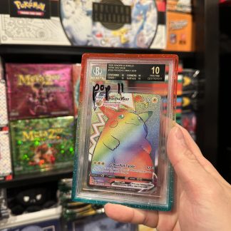 2020 Pokemon Sword and Shield Vivid Voltage #188 Pikachu Vmax Beckett BGS Black Label 10 Pristine Pop 11