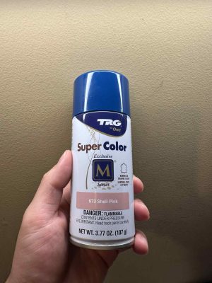 TRG Super Color Leather Spray 673 Shell Pink 3.77 OZ