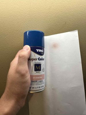 TRG Super Color Leather Spray 673 Shell Pink 3.77 OZ - Image 2