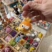 2025 Pokemon Keychain Handmade Thin Yarn