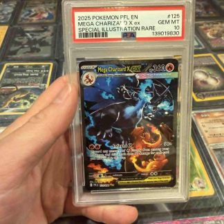 2025 Pokemon Phantasmal Flames Mega Charizard X ex Special Illustration Rare #125 PSA 10