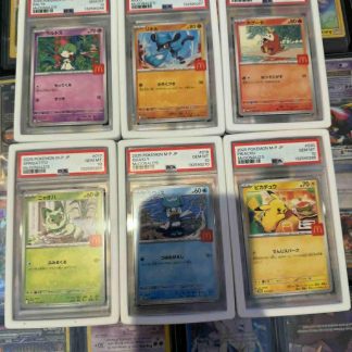 2025 Pokemon Japanese Ralts, Riolu, Fuecoco, Sprigatito, Quaxly, Pikachu McDonald's PSA 10 Gem Mint