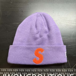 2017 Sup New Era S Logo Beanie Lilac