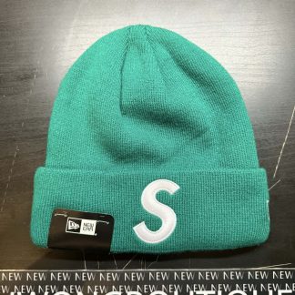 2017 Sup New Era S Logo Beanie Green