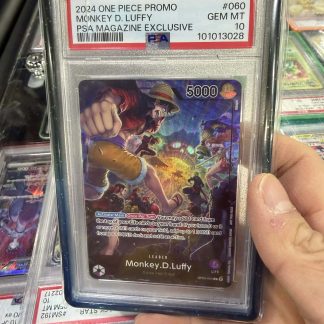 2024 One Piece Promo Monkey D. Luffy PSA Magazine Exclusive #060 PSA10 Mint