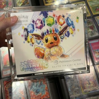 2025 Pokémon Center Scarlet & Violet Prismatic Evolutions Elite Trainer Box