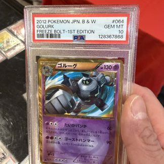 2012 Pokémon Japanese B&W Golurk Freeze Bolt 1st Edition #064 PSA 10 Gem Mint
