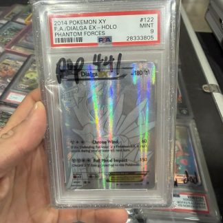 2014 Pokémon XY F.A./Dialga EX Holo Phantom Forces #122 PSA 9 Mint