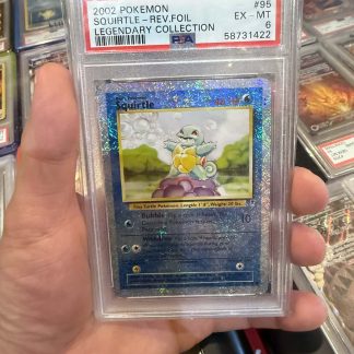 2002 Pokémon Squirtle Reverse Foil Legendary Collection #95 PSA 6 EX-MT