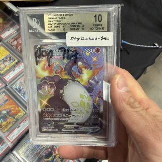2020 Pokémon Japanese SWSH FA Charizard Vmax #308 Shiny Star V Gold Label Pristine 10